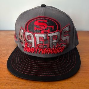 New Era San Francisco 49ers 9FIFTY Red, Black & Gray Snapback